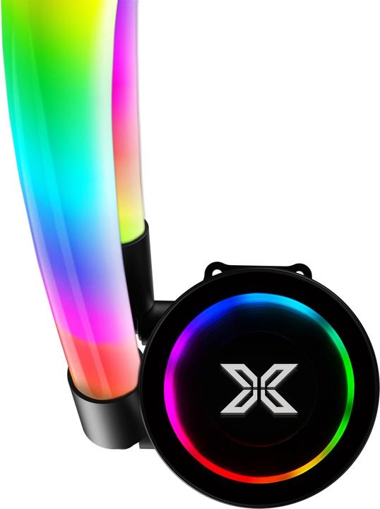 Image du produit Xigmatek Kit Watercooling Neon Aqua RGB - 240mm (Noir)