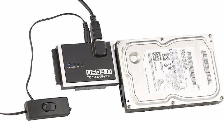 Produktbild Xystec Universal-Festplatten-Adapter für IDE/SATA auf USB 3.0, inkl. Netzteil