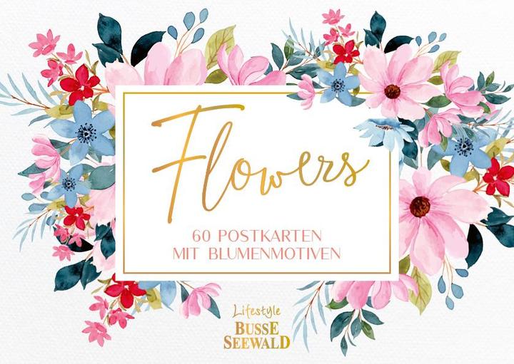 Actual product image Flowers. 60 postcards with flower motifs (60 pcs.)