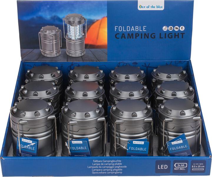 Actual product image Magni Foldable camping light D8.5x25cm plastic