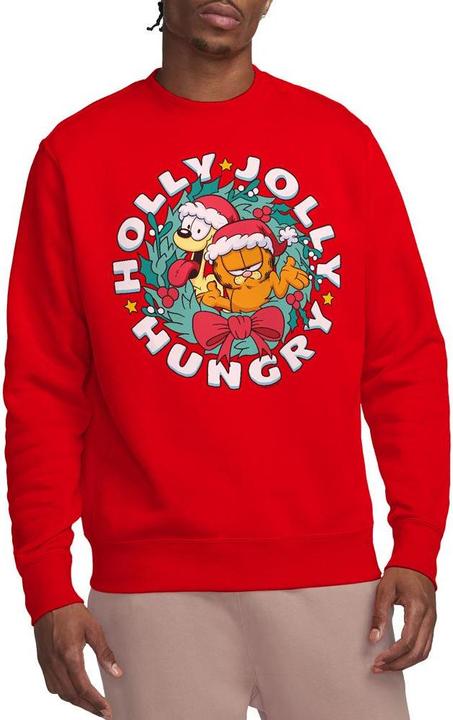 Immagine prodotto Garfield Holly Jolly Hungry Felpa Natale Odie Adulto Unisex (XL)