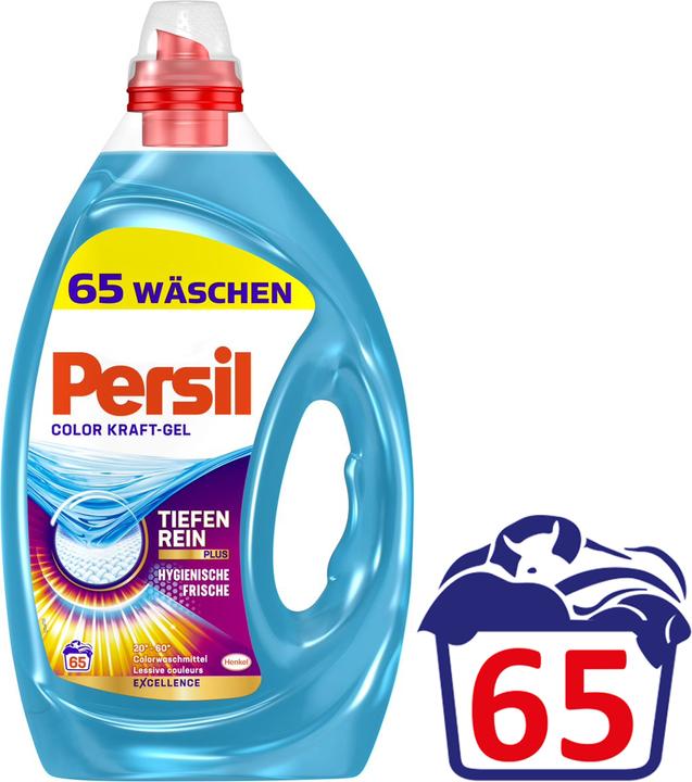 Persil Power Gel Color (65 Cycles de lavage, Gel)