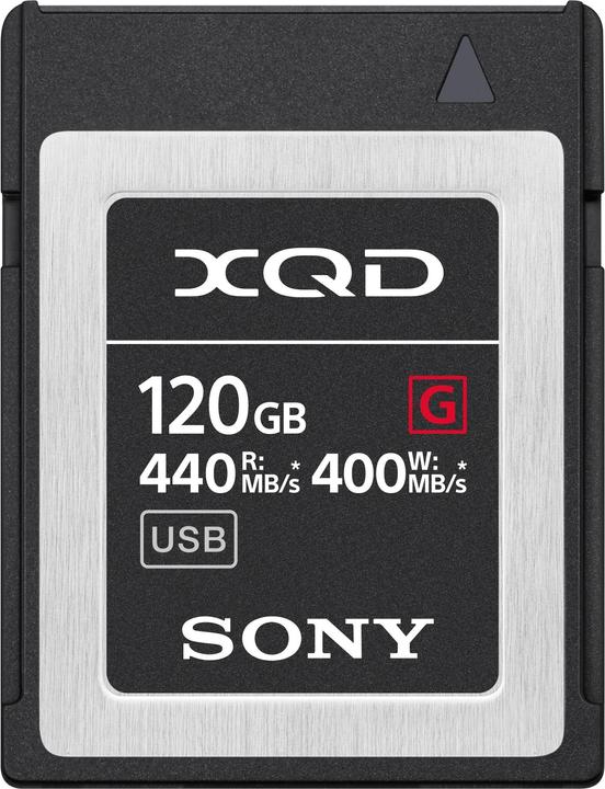 Actual product image Sony XQD G Series (120 GB, XQD)