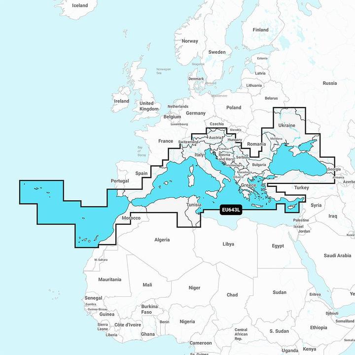 Actual product image Garmin Navionics chart