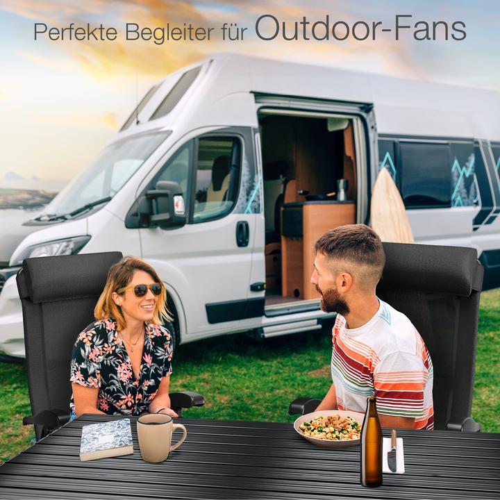 Image du produit Aktivshop Chaise pliante active Camping avec repose-jambes