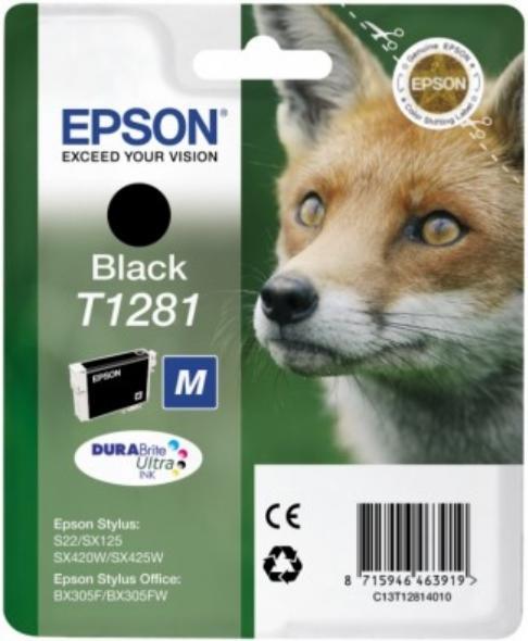 Image du produit Epson C13T12814011 T1281 cartouche d'encre noire 170 pages 59 ml noir (CF)