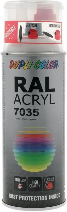 Dupli-Color Peinture acrylique mat RAL 7035 gris clair (Gris clair, 0.40 l)