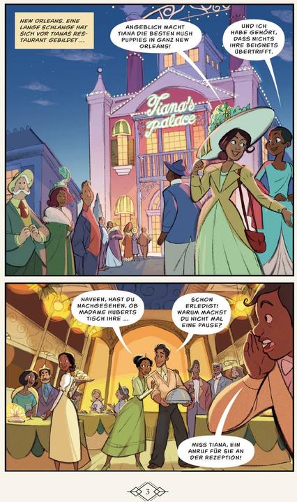 Actual product image Disney Adventure Journals: Tiana und der Zauber von Harlem (German, Walt Disney, Rhona Cleary, 2023)