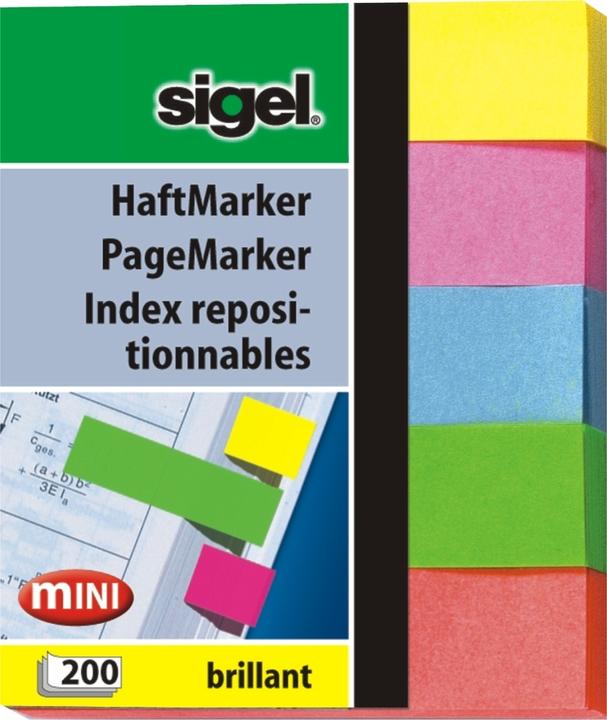 Produktbild Sigel Haftnotizen Brillant (12 x 50 mm)