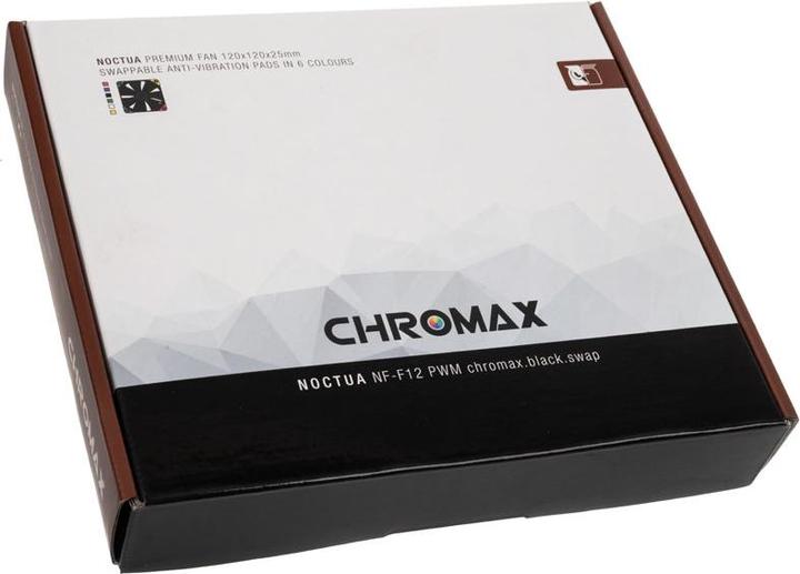 Immagine prodotto Noctua NF-F12 PWM chromax.black.swap (120 mm, 1 x)