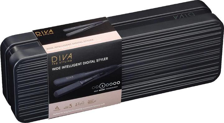 Immagine prodotto Diva Professional Styling Diva - Pro Styling Wide Digital Styler Nero (Piastra per capelli)