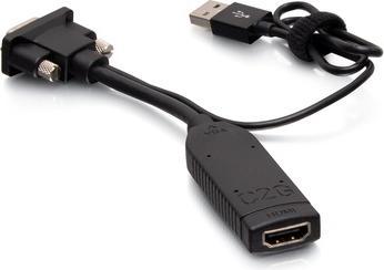 Immagine prodotto C2G Adattatore convertitore in stile dongle da VGA a HDMI® (VGA)