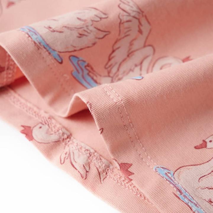 Produktbild VidaXL Kinderpyjama mit Langen Ärmeln Hellrosa 104,Material: 95 (104)
