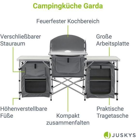 Produktbild Juskys Campingküche Faltbare Küchenbox Garda