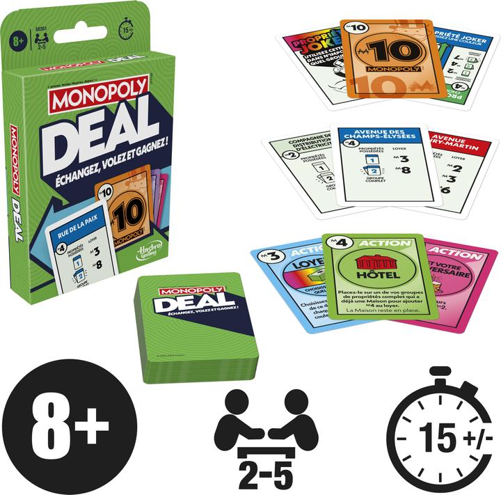 Image du produit Monopoly Deal New (Français)