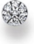 Muau Nose stud white gold 750 diamond 0.02ct. (750/18 K Weissgold)