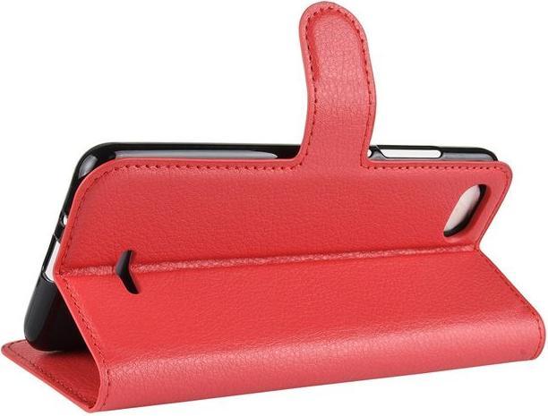 Actual product image MU Classic Litchi Leather Bookcover Series (Xiaomi Redmi 6A)