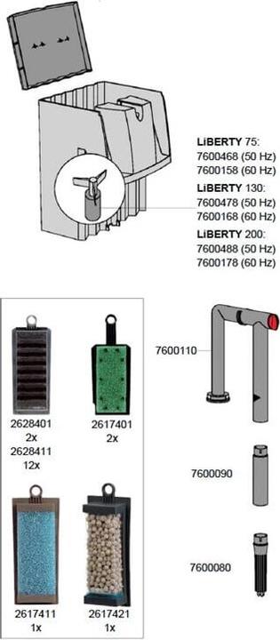 Produktbild Eheim Aussenfilter, Anhängefilter LiBERTY 75 (75 l, Aussenfilter, Süsswasser, Salzwasser)