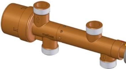 Produktbild Flamco Meibes PM-ventil med pakning PN16
