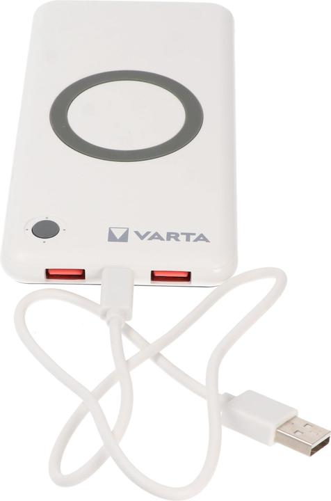 Productafbeelding Varta Wireless Power Bank (10000 mAh, 18 W, 37 Wh)