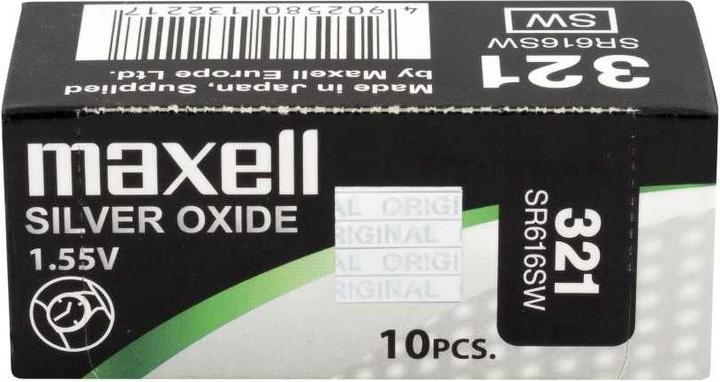 Image du produit Maxell Pile bouton SR616SW (10 pcs, SR616, 16 mAh)