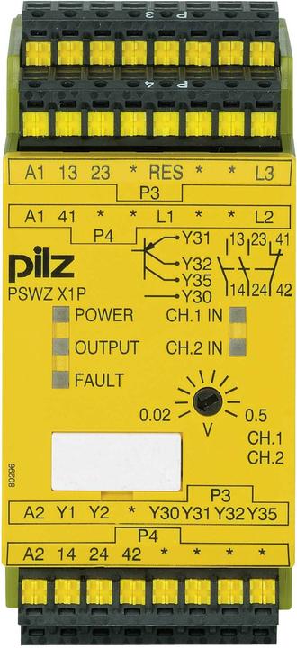 Pilz 787949 PSWZ X1P C 0,5V/24-240VACDC 2n/o 1n/c2so