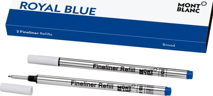 Montblanc Mines Fineliner (Recharger, Bleu, 0.50 mm)