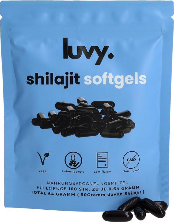 Luvy Shilajit (100 Stück, Kapseln, 50 g)