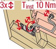 Produktbild Fischer Dachhaken RH 52-67 HB AL (Solarstecker)