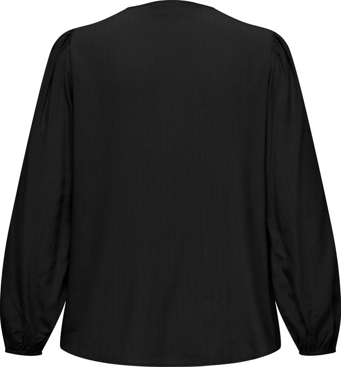 Produktbild Only Normal geschnitten V-Ausschnitt Elastische Bündchen Puffärmel Top Top (48)