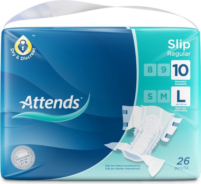 Image du produit Attends Slip 10 regular (26 x, Large)