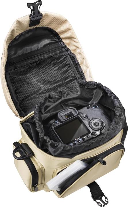 Image du produit mantona Sac photo Premium sable/noir (Sac à bandoulière pour appareil photo, Kamera Bereitschaftstasche, 11.62 l)
