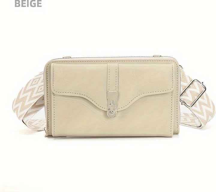Actual product image Only-Bags.Store Classic minimalist shoulder bag, trendy shoulder bag with geometric pattern and