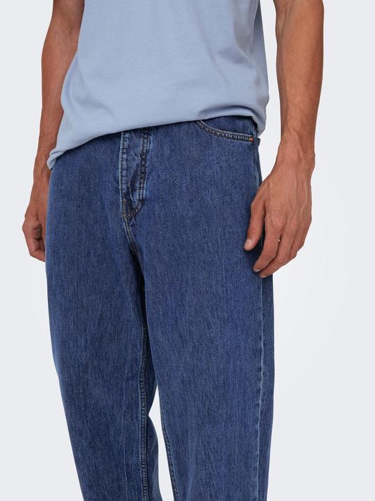 Image du produit Only & Sons ONSFive Jeans loose fit bleu moyen (30)