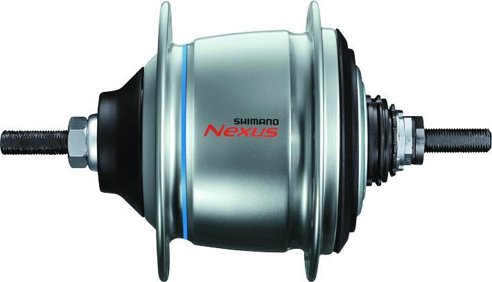 Produktbild Shimano Getriebenabe Nexus SG-C6061 8-G 36-L V-Brake 135mm schwarz offen (Scheibenbremse Center Lock)