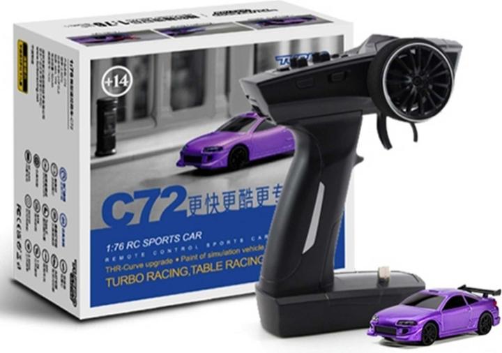Image du produit Turbo Racing 1:76 C73 Sports RC Car RTR violet (RTR Prêt à fonctionner)