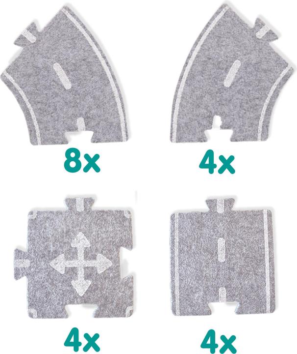 Actual product image Ses Filz-Strassenkurs 20 Teile (20 pieces)