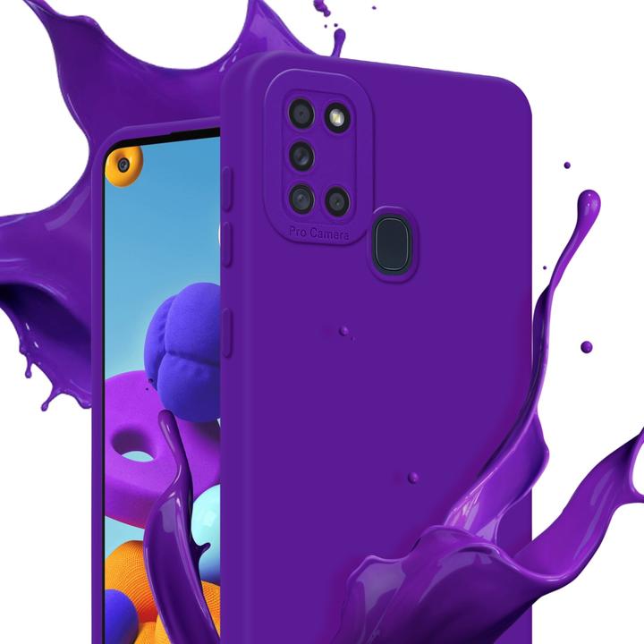 Actual product image Cadorabo Case for Samsung Galaxy A21s in TPU Fluid LM162 Style (Samsung Galaxy A21s)
