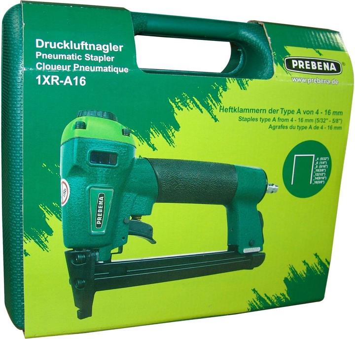 Actual product image Prebena Compressed air nailer