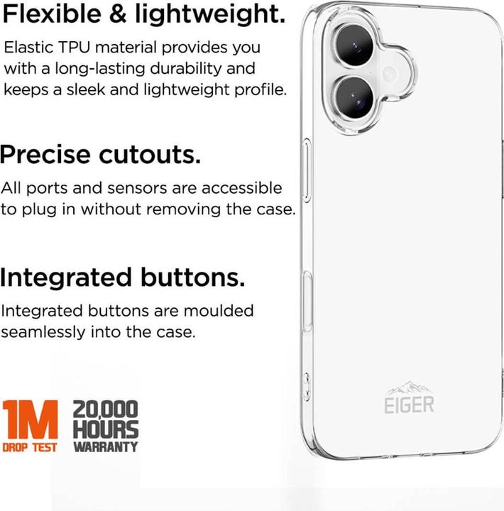 Actual product image Eiger Grip Case (Apple iPhone 16)