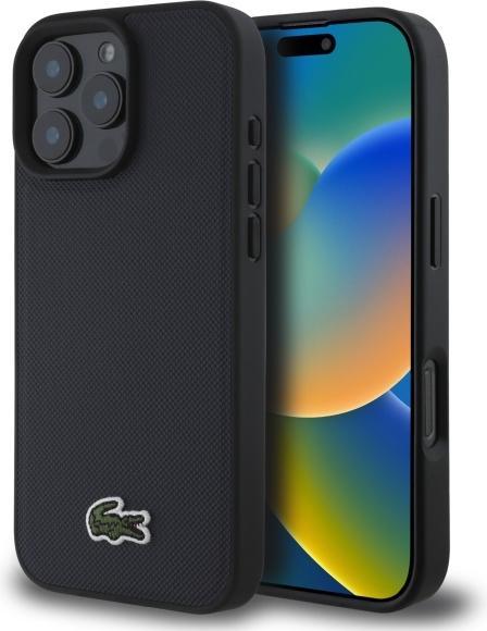 Actual product image Lacoste LCHMP16LPVCV iPhone 16 Pro 6.3" granatowy/navy hardcase Iconic Petit Pique MagSafe (Apple iPhone 16 Pro)