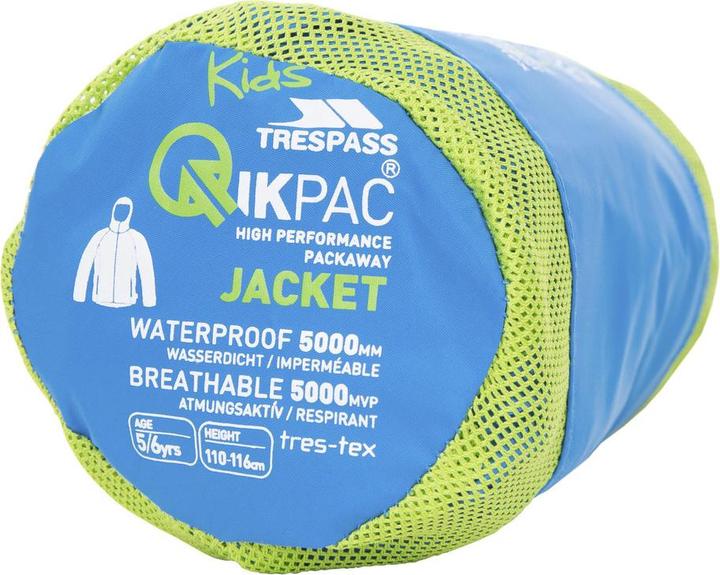 Produktbild Trespass Qikpac Jacket - Unisex Kids Packaway Jkt Tp75 (11, 12)