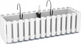 Actual product image Prosperplast Balkonkasten mit Haken Boardee Fencycase DDEF600W weiss (58 cm)