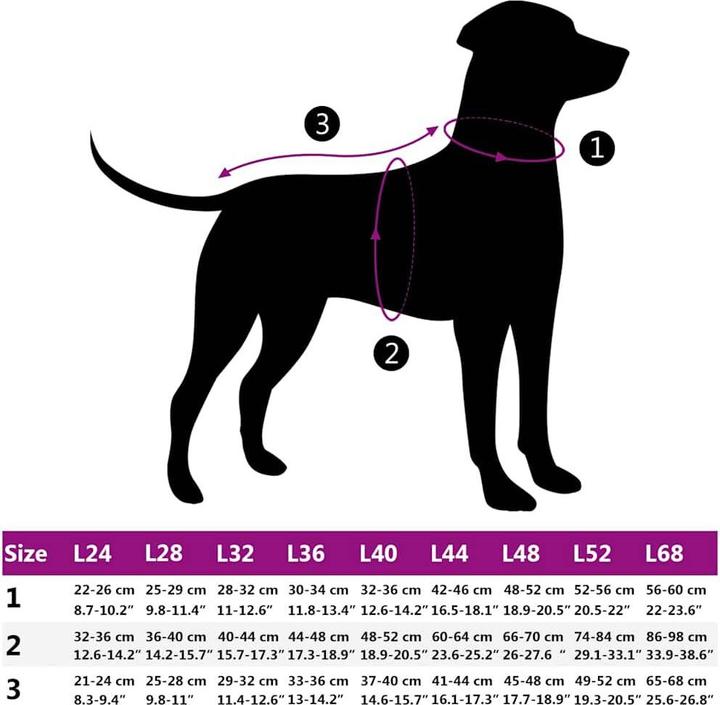 Produktbild VidaXL Hundemantel mit Geschirr Wasserdicht Reflektierend (32, Hundemantel)