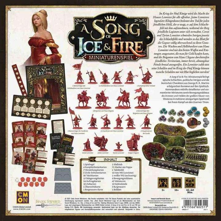 Actual product image Cmon A Song of Ice & Fire (German)