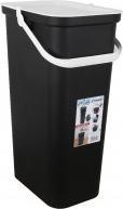 Actual product image Tontarelli fashion bin with handle 38l white/black (38 l)
