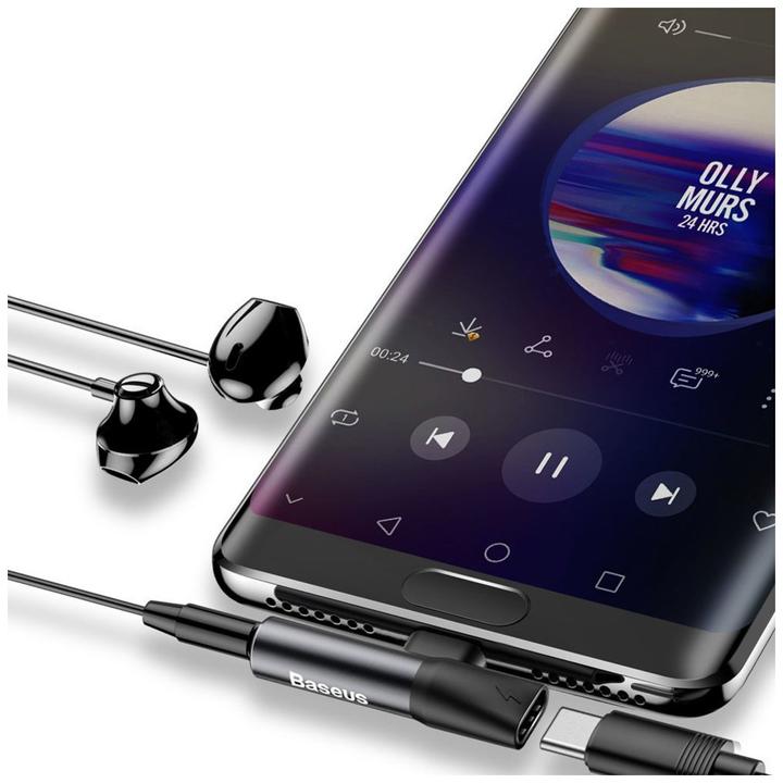 Produktbild Baseus 2in1 USB Typ-C Adapter (USB Typ C, 3.5mm Klinke)