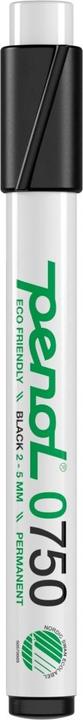 Penol Marker 0750 sort 2-5mm skå spids permanent - (10 pcs.) (10 x)