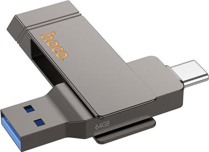 Image du produit Hoco Memory cards pendrive USB A + USB C UD15 64GB USB3.2 (64 Go, USB-A, USB-C)