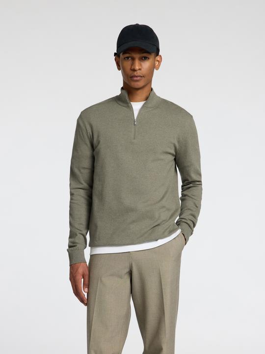 Actual product image Selected Homme Half-zip knitted jumper (XXL)